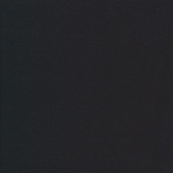 Flannelette - Solid Black