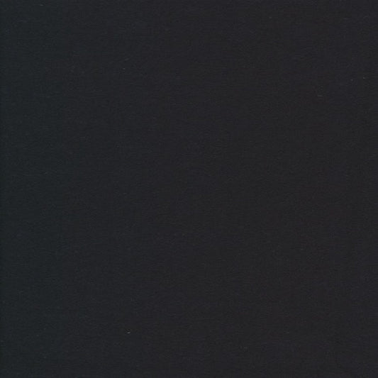 Flannelette - Solid Black