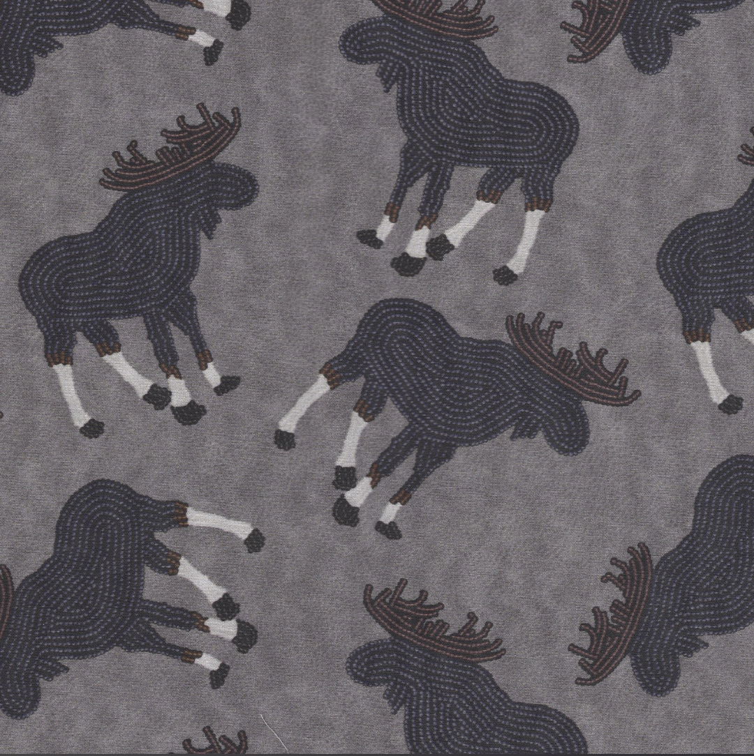Roxanne Shuttleworth - Real Beads Moose - Grey