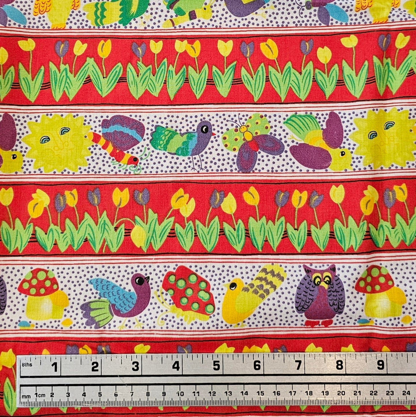 Vintage Spring Animals - Multi - Remnant