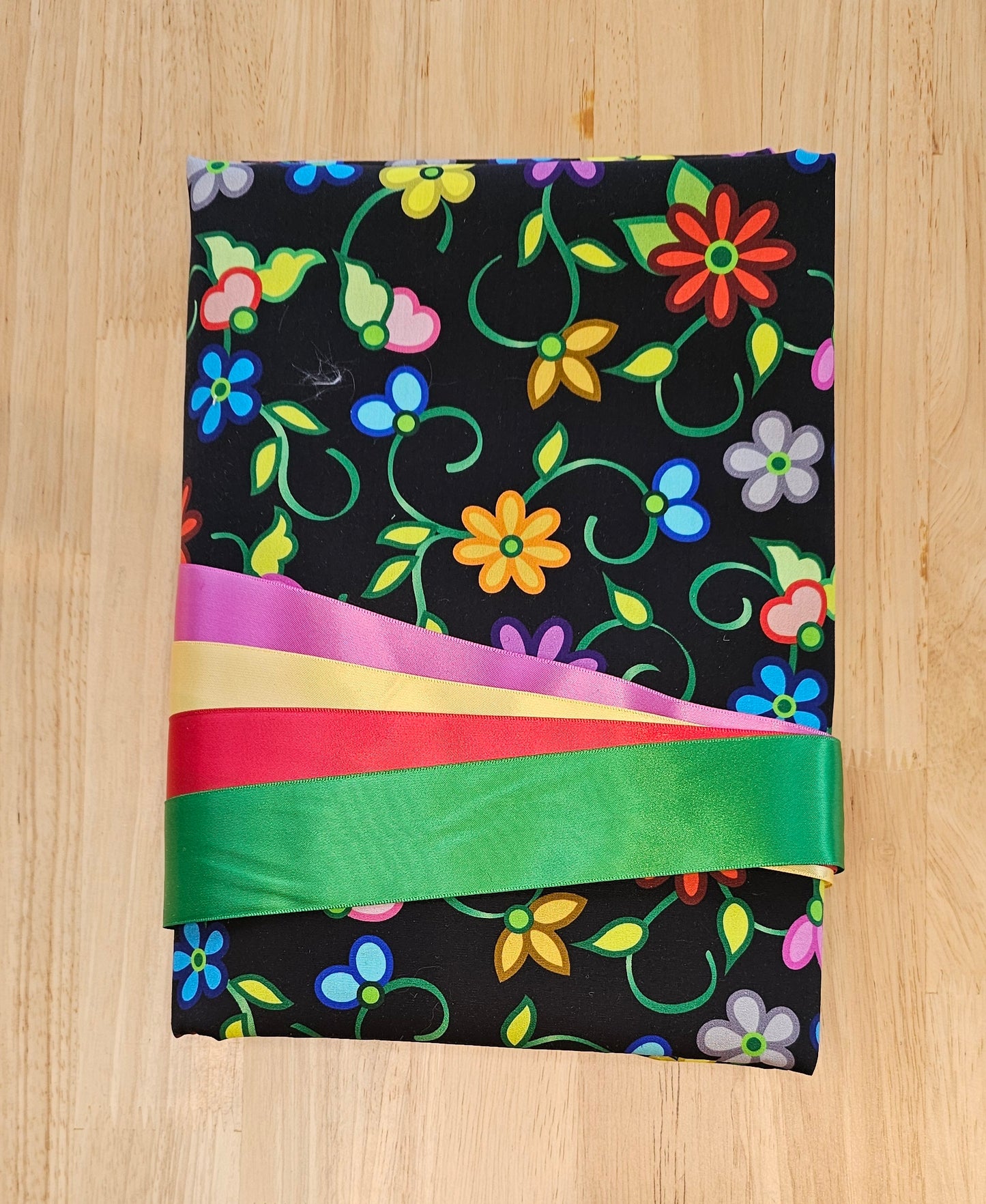 Ribbon Skirt Kits - CO Floral - Black