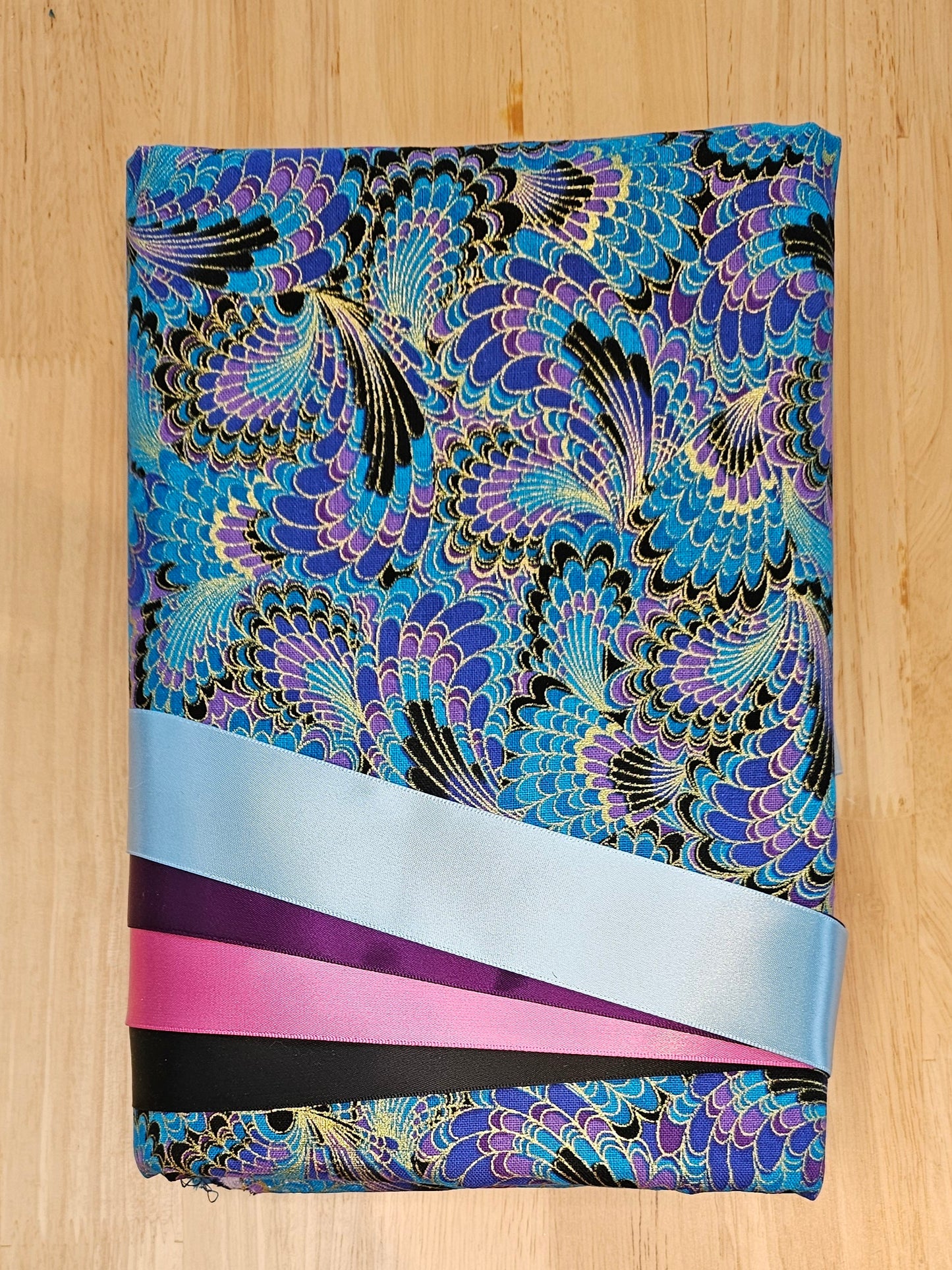 Ribbon Skirt Kits - Metallic Feathers