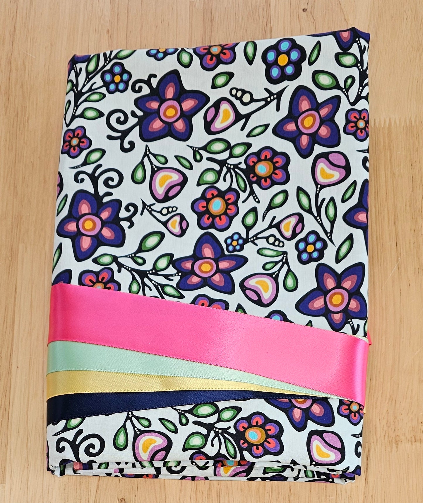 Ribbon Skirt Kits - Small Floral - Cream