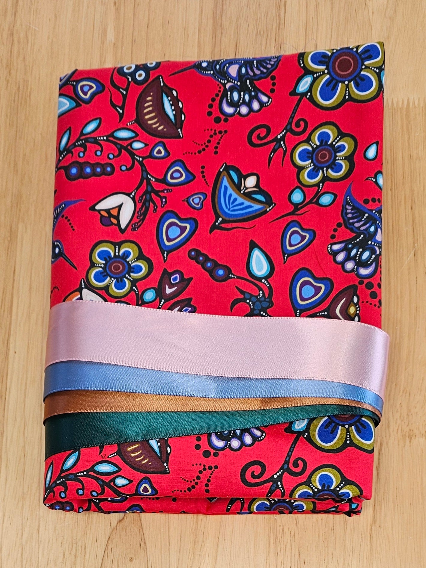 Ribbon Skirt Kits - Hummingbird - Red