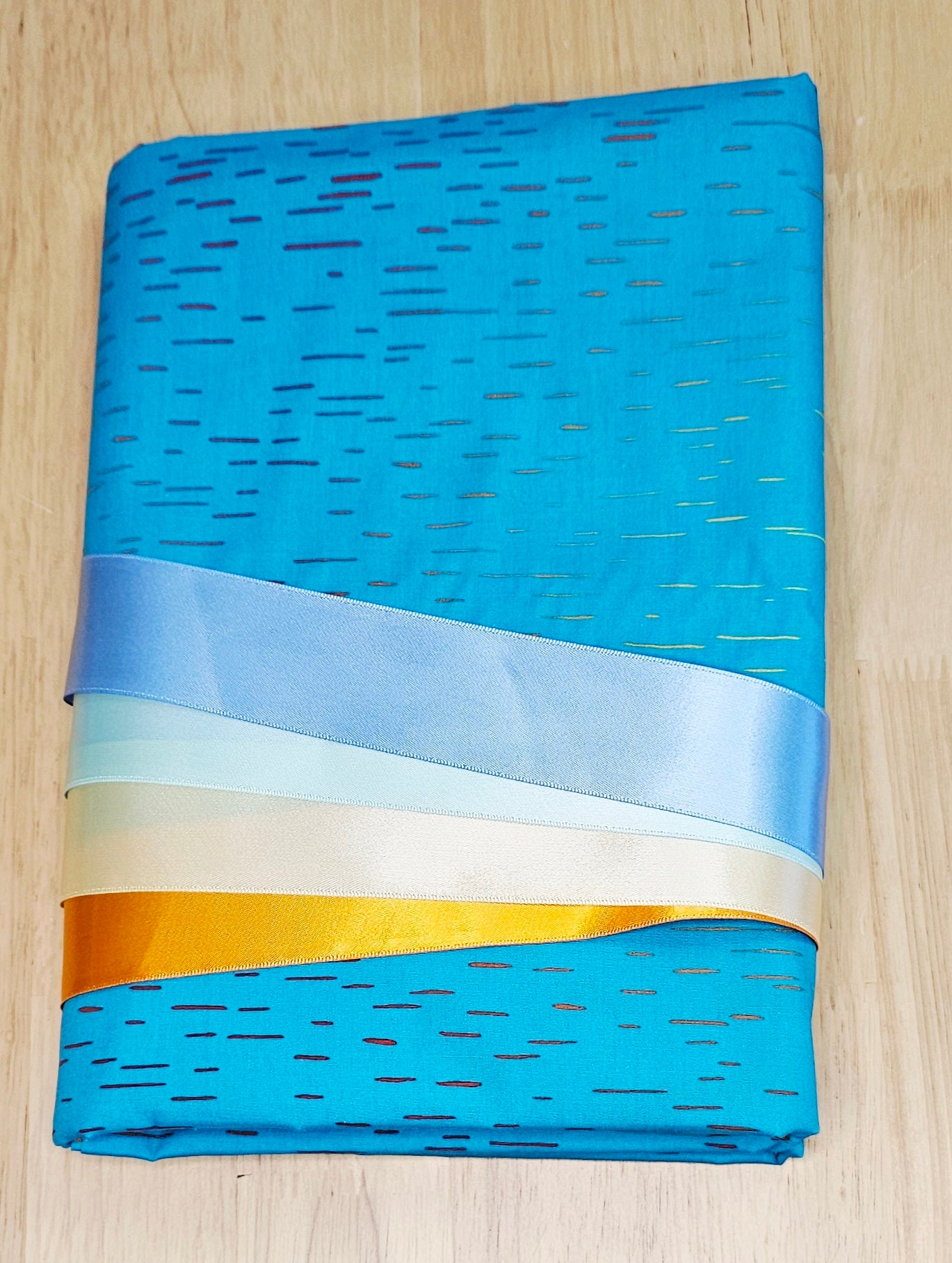 Ribbon Skirt Kits - Birch Bark Biting - Turq.