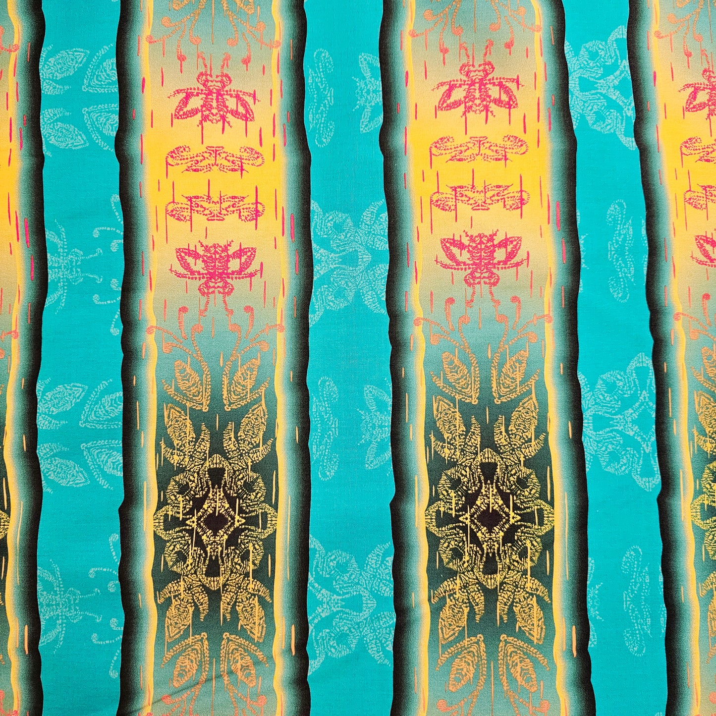 Pat Bruderer "Bee Resilient" - Stripes - Turquoise