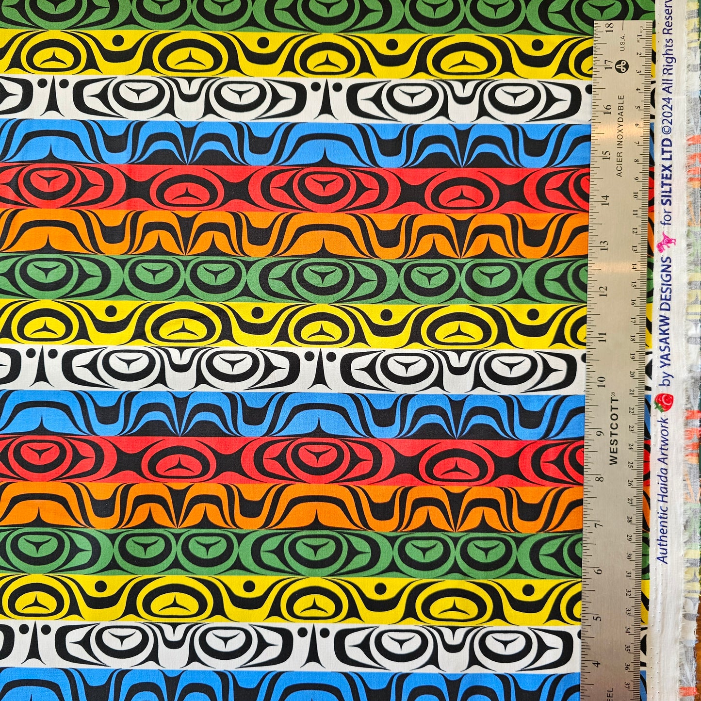 Yasakw Designs Haida Linear - Primary Multi