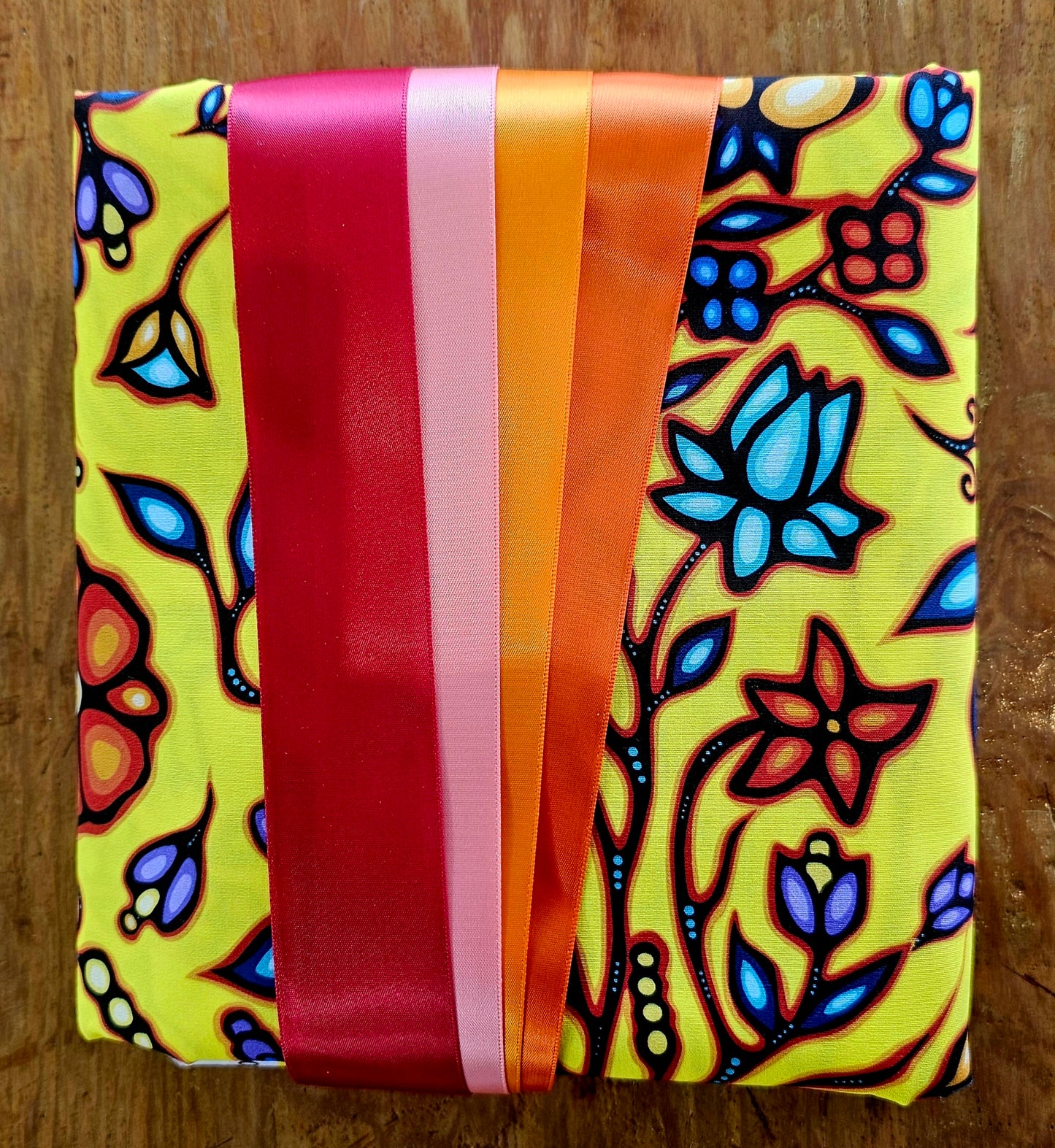 Ribbon Skirt Kits - Lg. Floral - B. Yellow