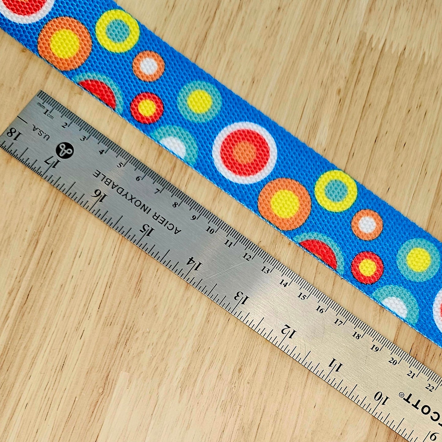 Printed Webbing - Blue - 38mm