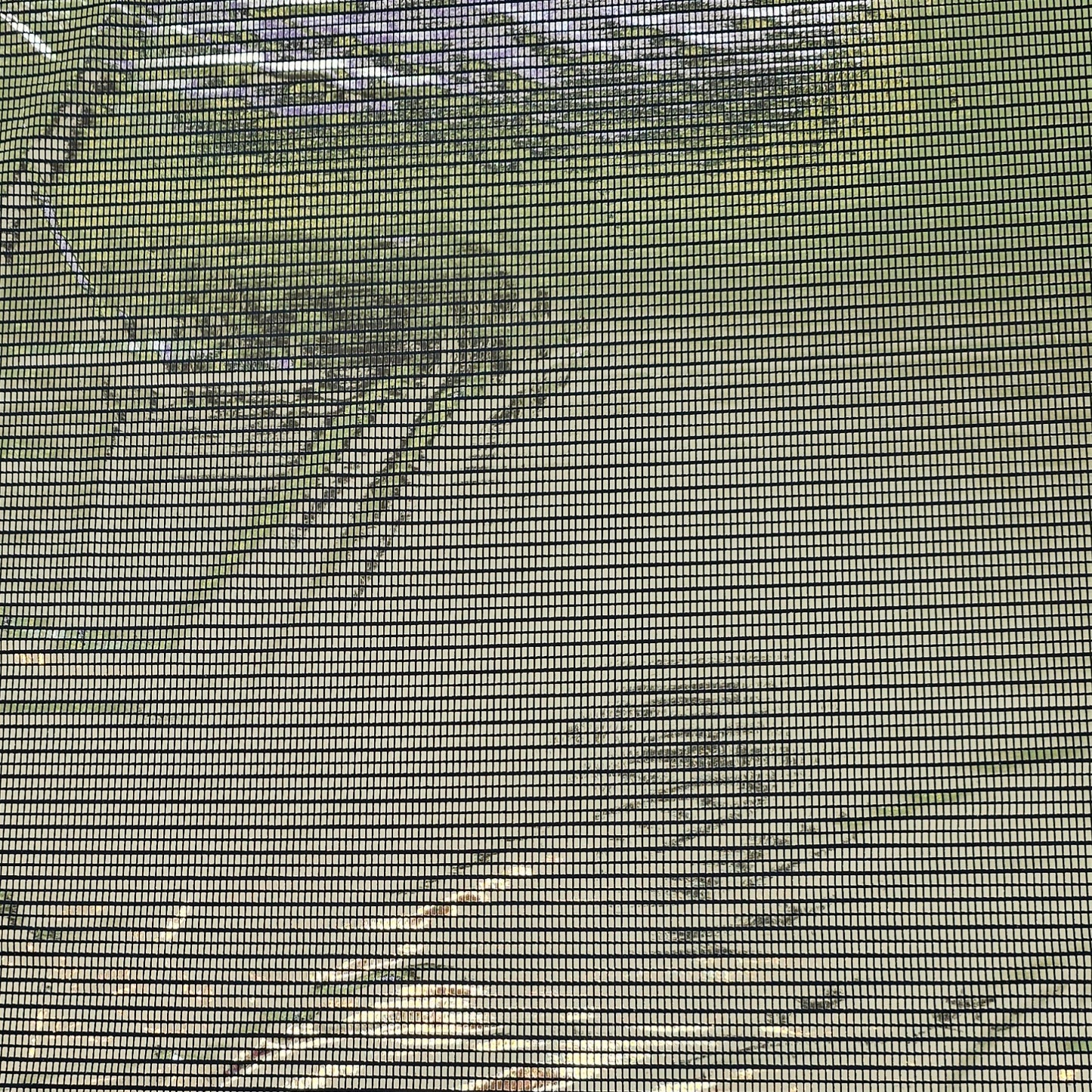 Stretchy Mirror Rectangles - Gold/Black - Roll End