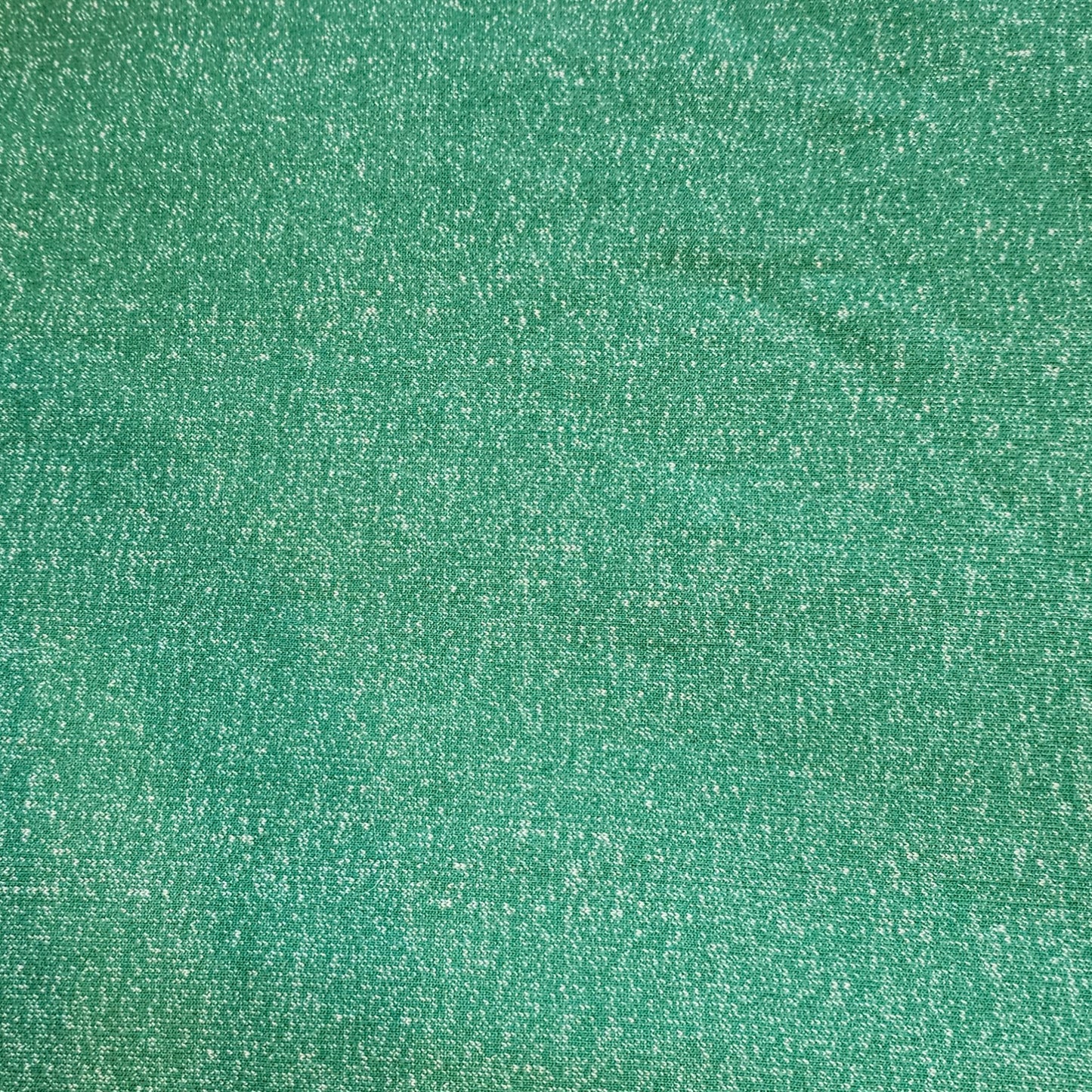 Heathered Jogging Fleece - Green - Roll End