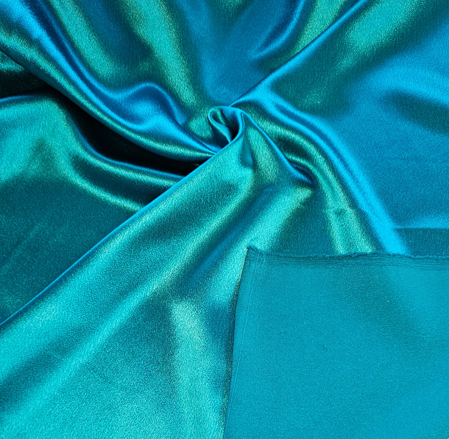 Mairelle Crepe Back Satin - Teal - Roll End