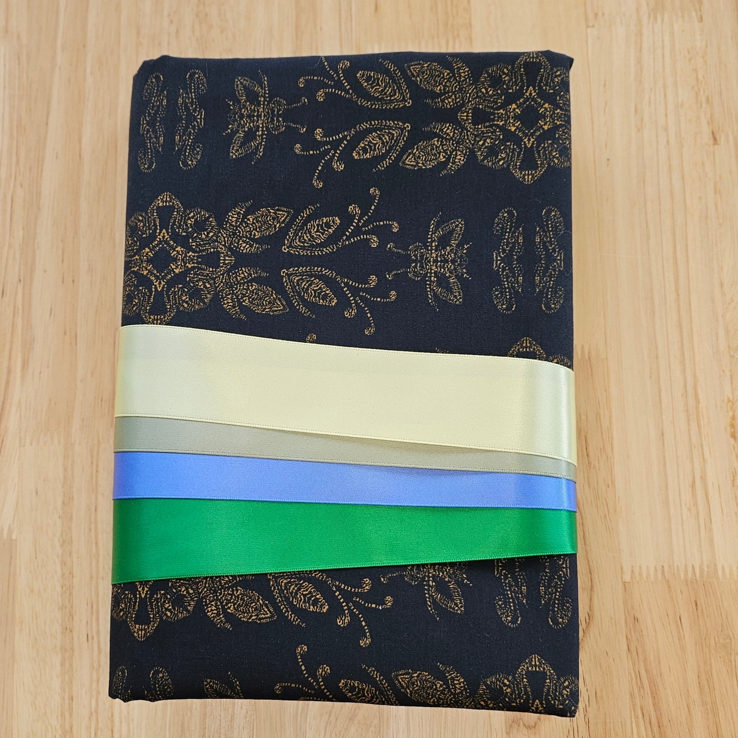 Ribbon Skirt Kits - Birch Bark - Black
