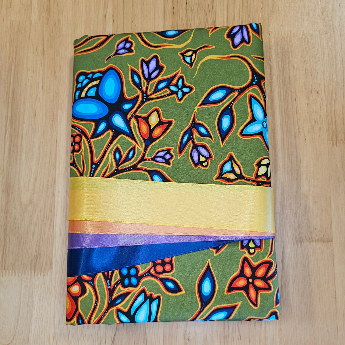 Ribbon Skirt Kits - Large Floral - Moss