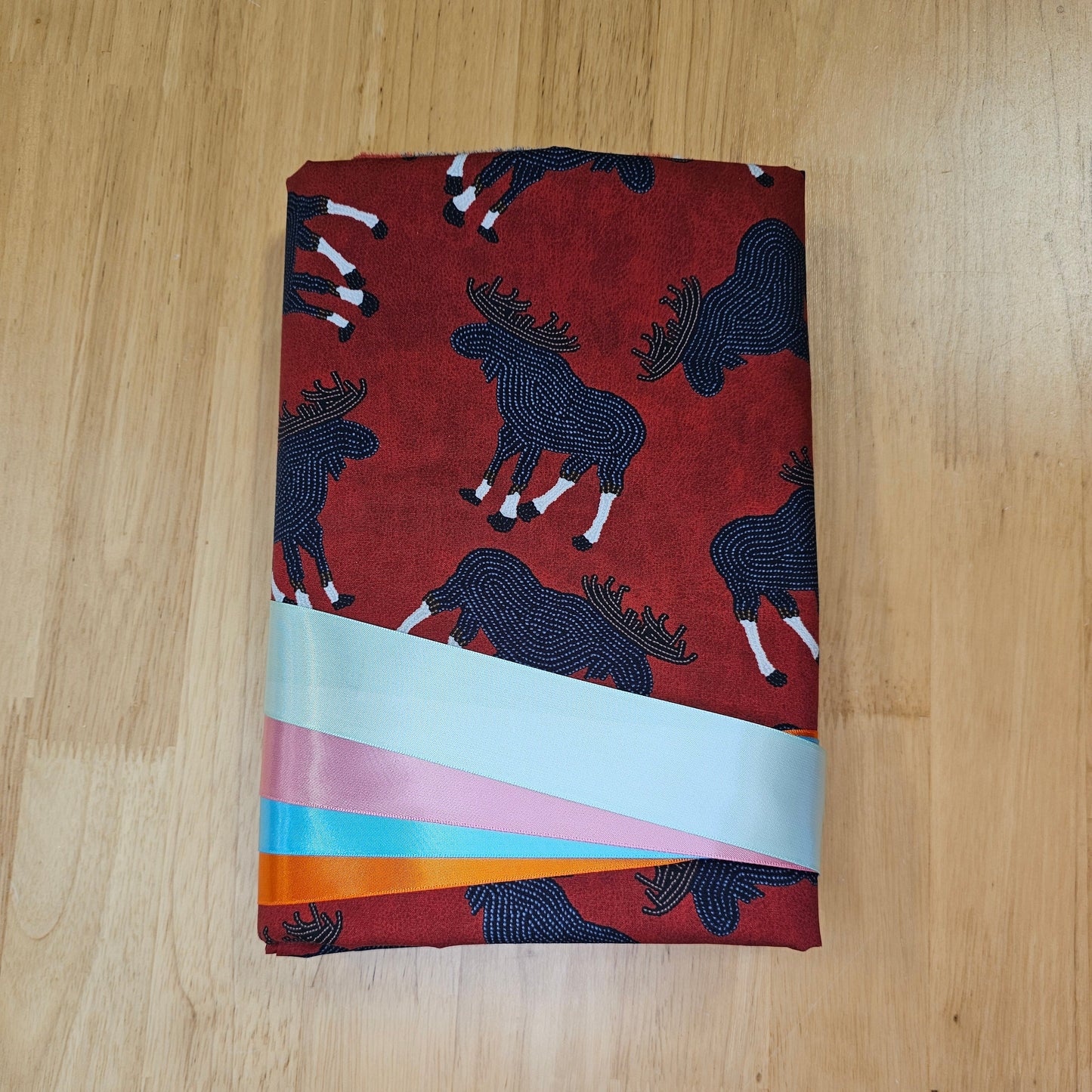 Ribbon Skirt Kits - Moose - Red