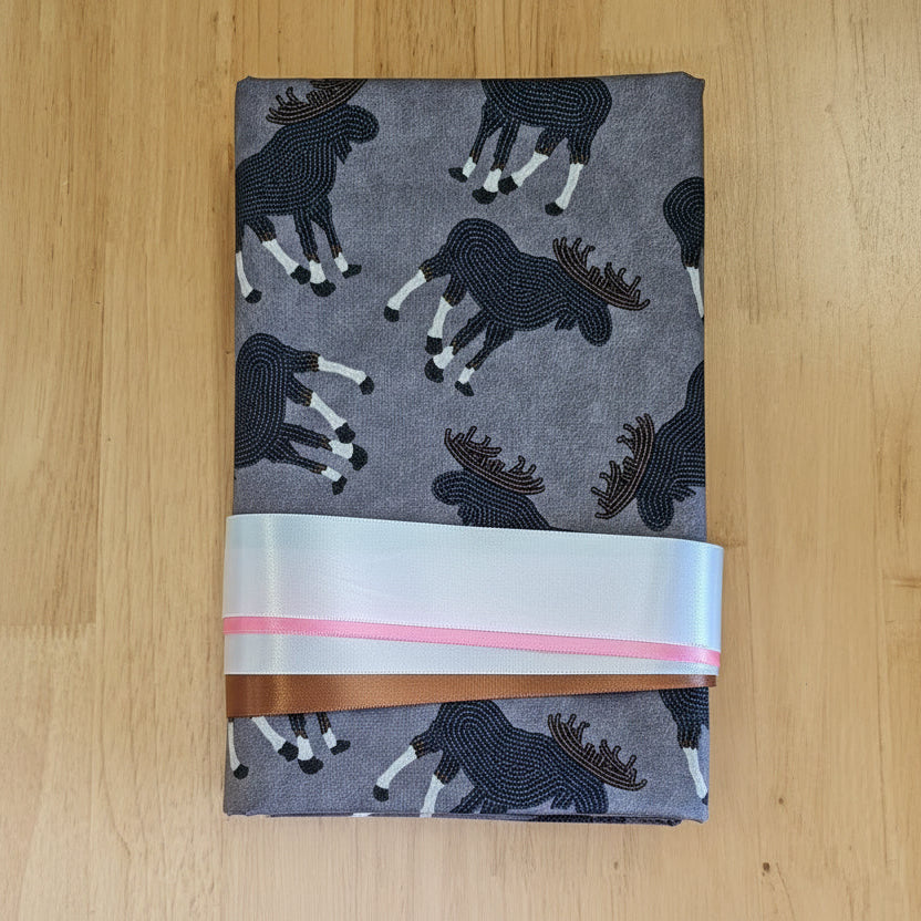 Ribbon Skirt Kits - Moose - Grey