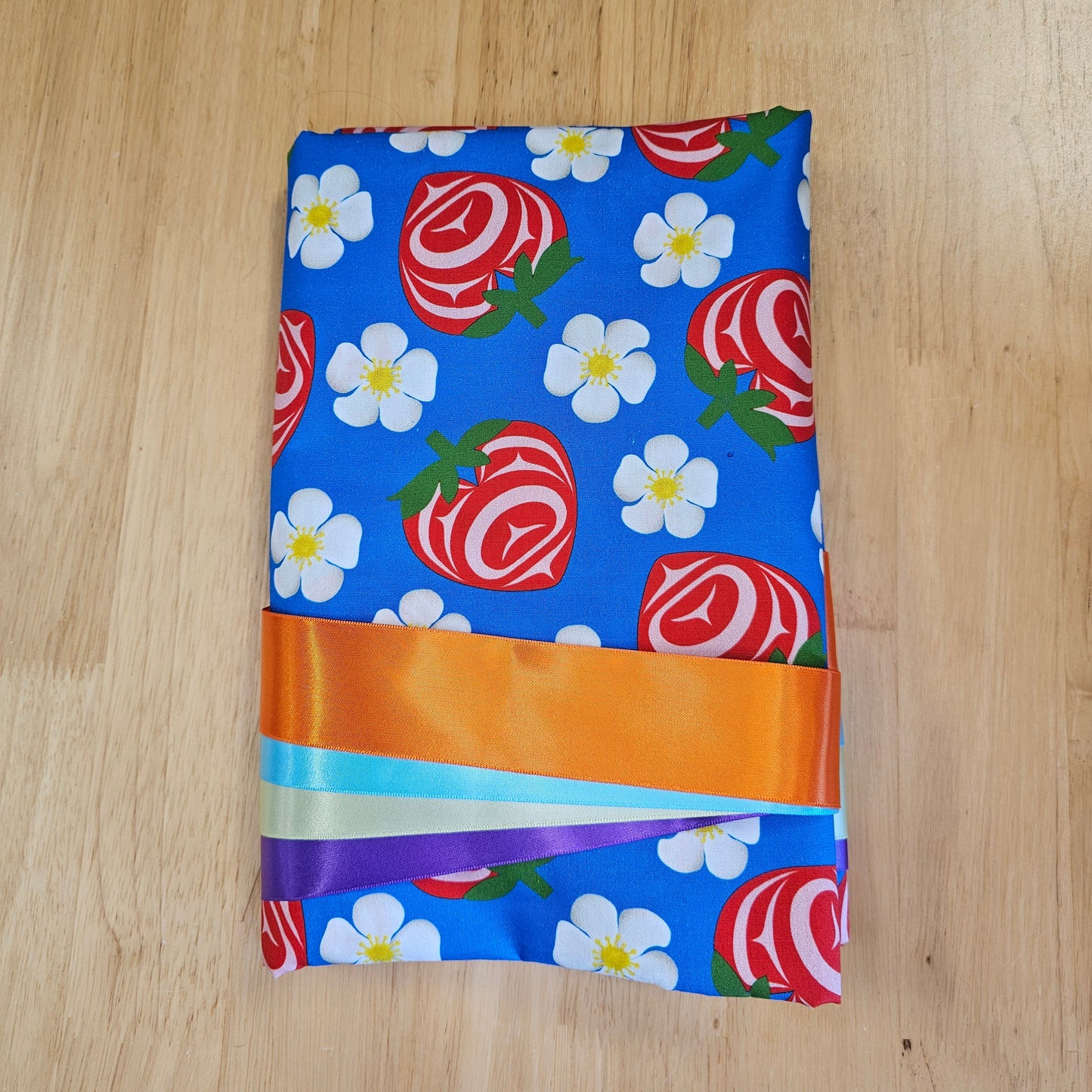 Ribbon Skirt Kits - Strawberry - Blue