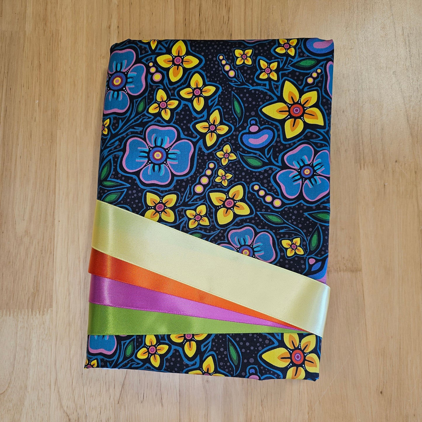 Ribbon Skirt Kits - Flowers - Black