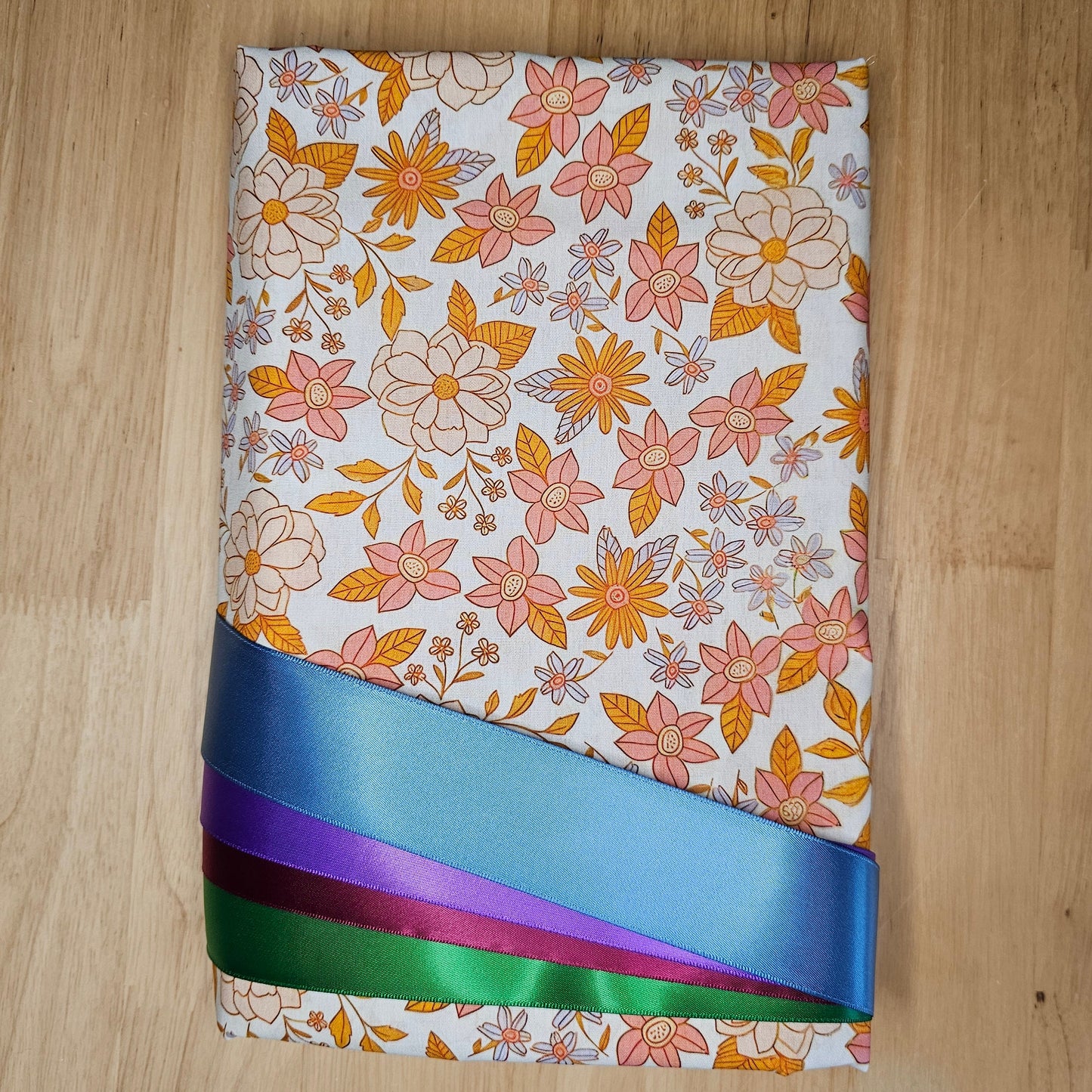 Ribbon Skirt Kits - Floral Creamsicle