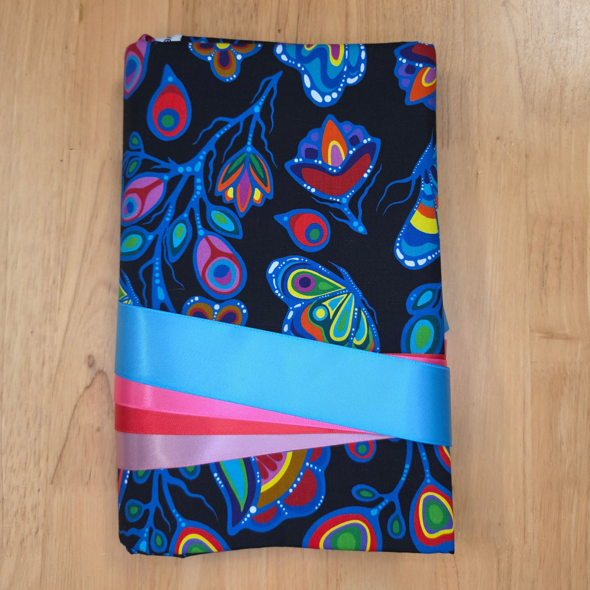 Ribbon Skirt Kits - Large Butterflies - Black