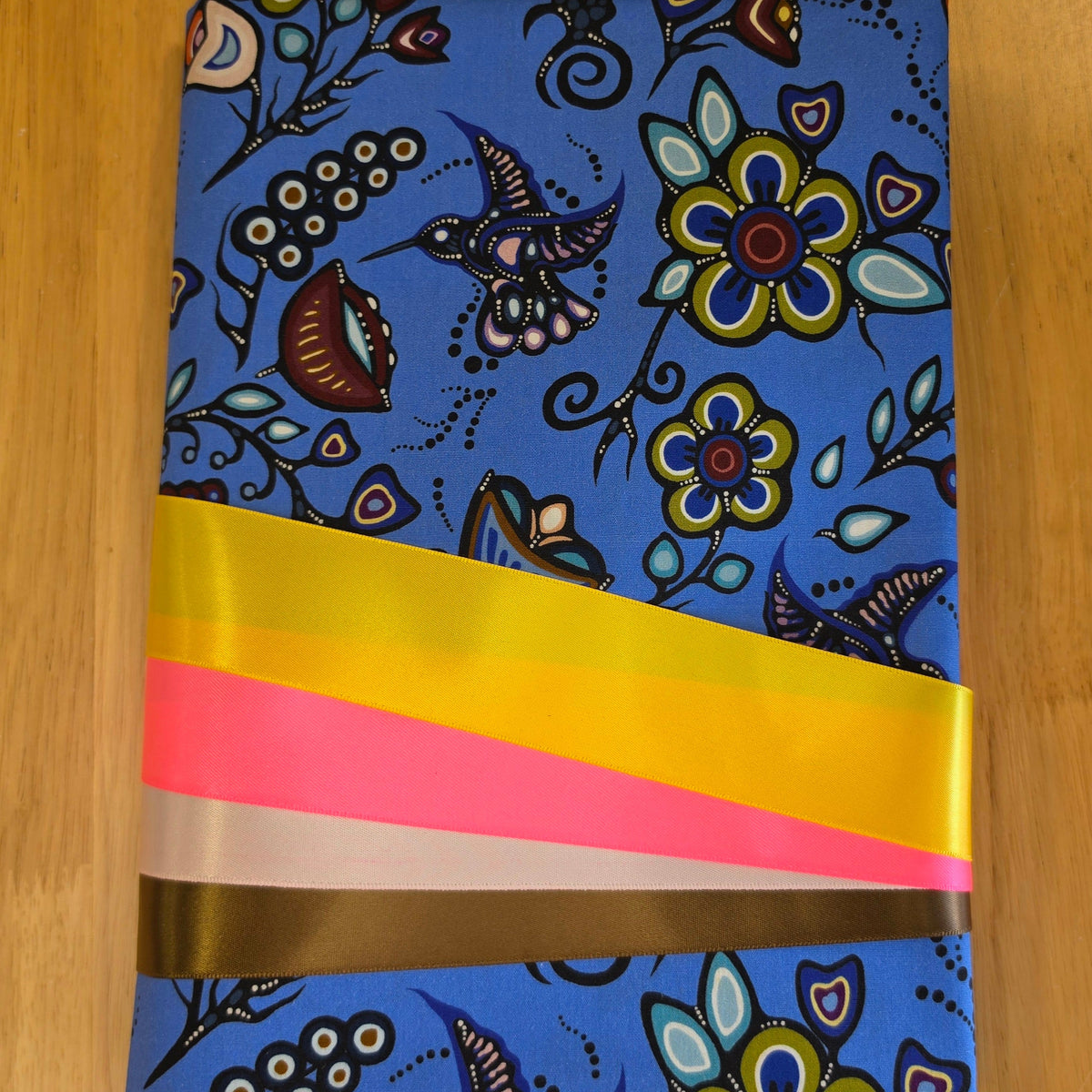 Ribbon Skirt Kits - Hummingbirds - Coppen Blue - 103