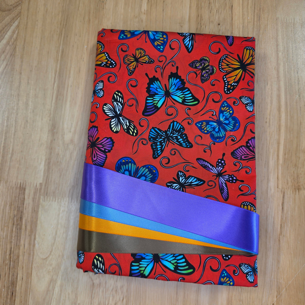 Ribbon Skirt Kits - Butterflies - Red - 130