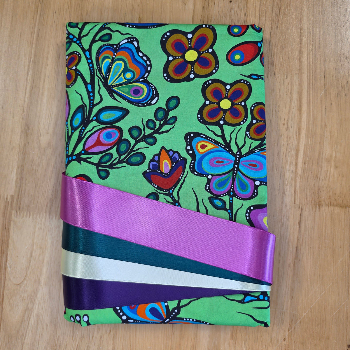 Ribbon Skirt Kits - Large Floral - Lime - 124