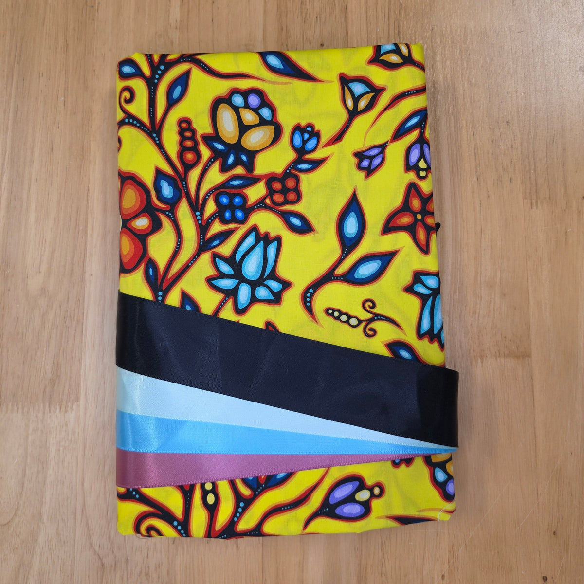Ribbon Skirt Kits - Large Floral - Yellow - 120