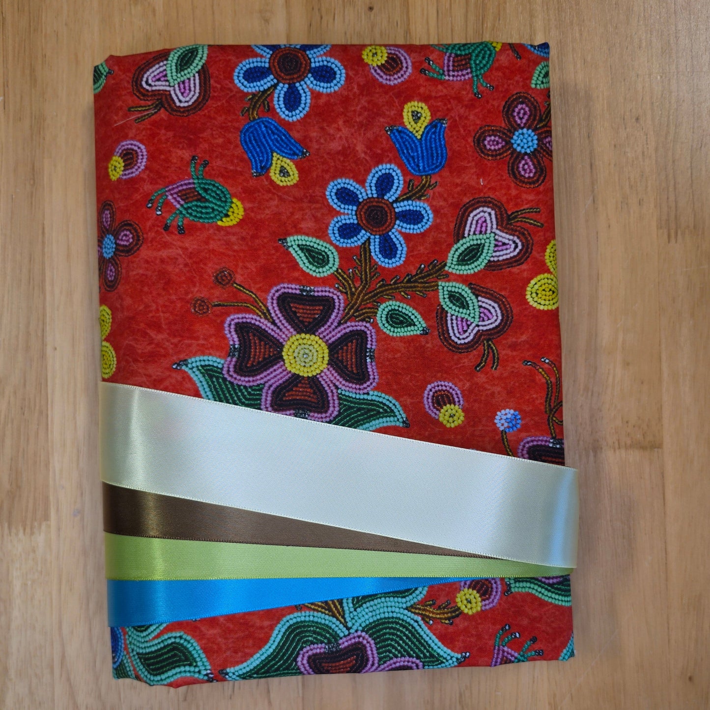 Ribbon Skirt Kits - Muskwa's Blanket Floral - Red