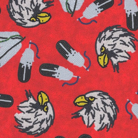 Roxanne Shuttleworth - Real Beads Eagle - Red - Roll End