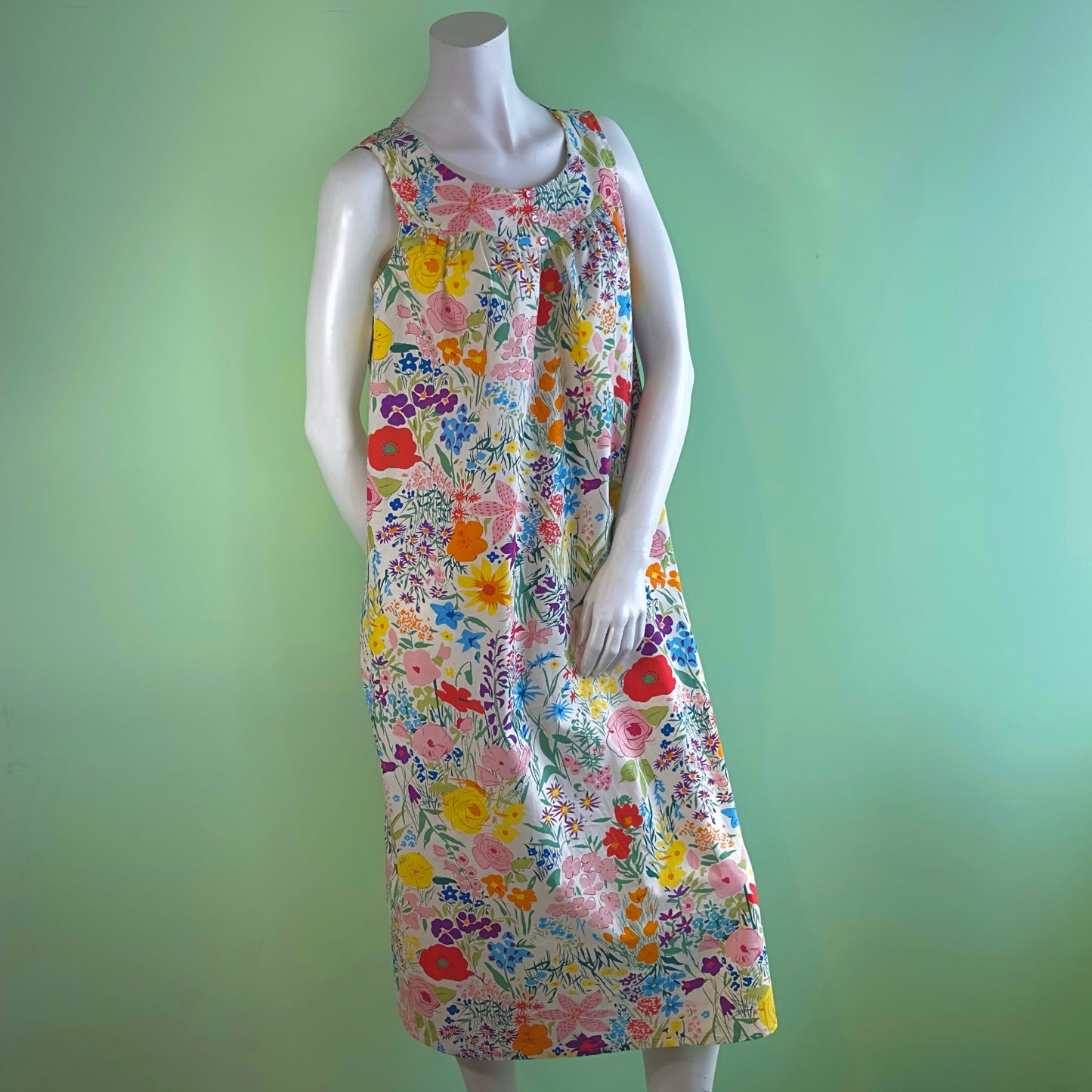 Vintage Style Cotton Dress - Apr. 6th