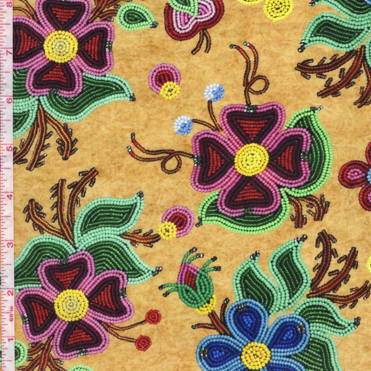 Cynthia Boehm - Muskwa's Blanket Floral - Moosehide