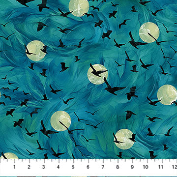 Flying Raven - Teal