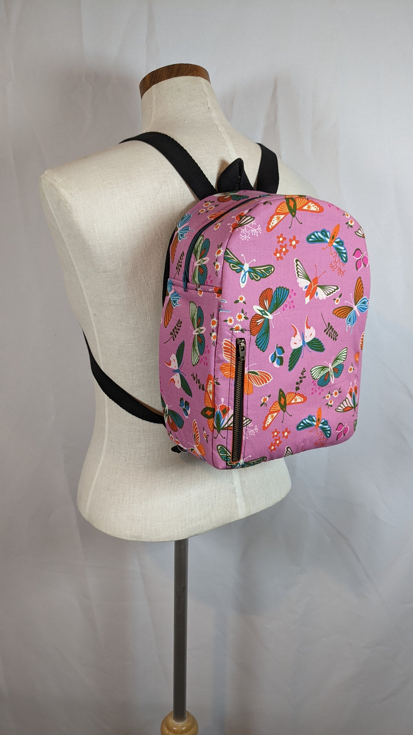 Mini Back Pack Moon Moth Pink