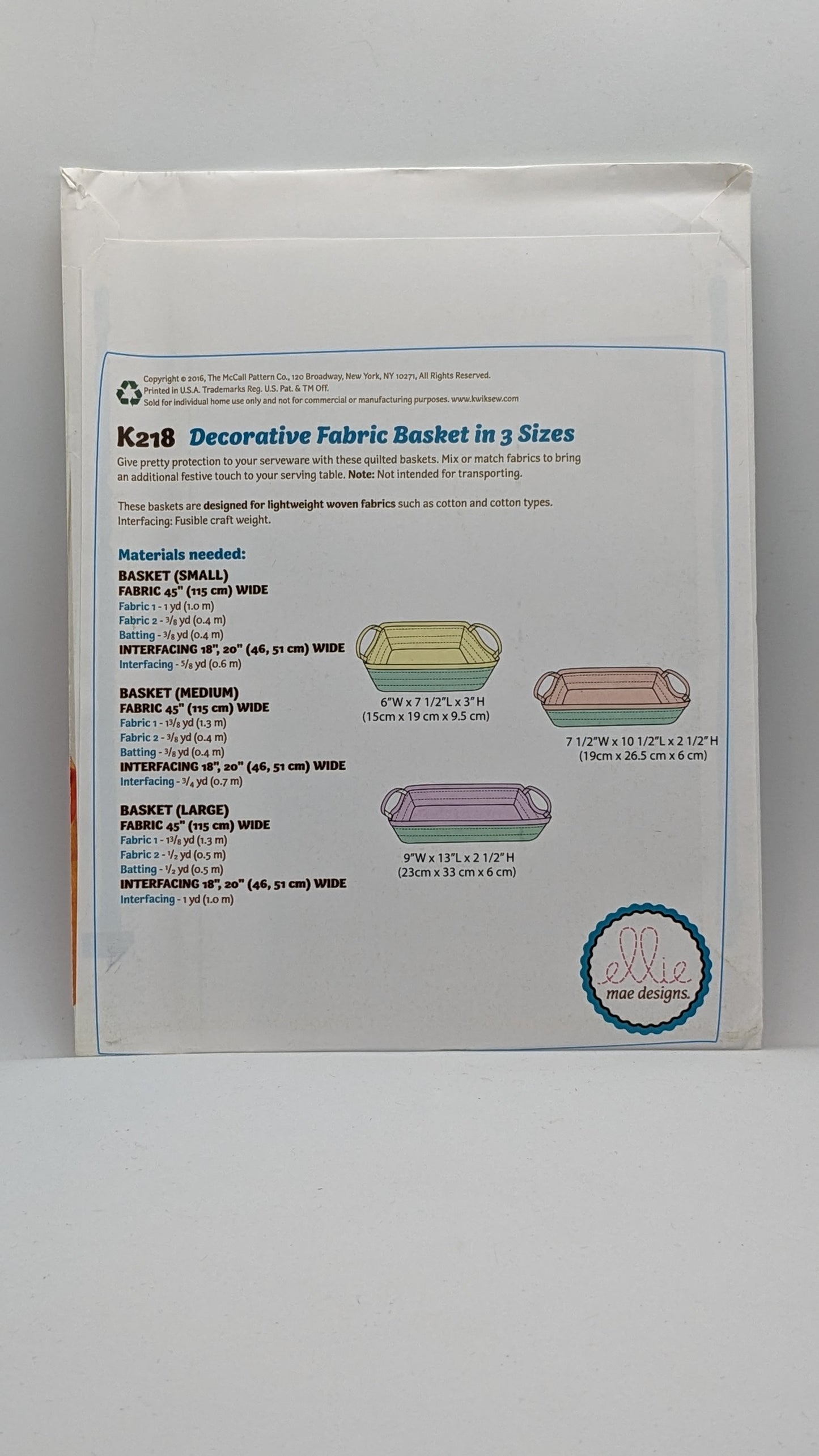 K0218 - Baskets & Cozies