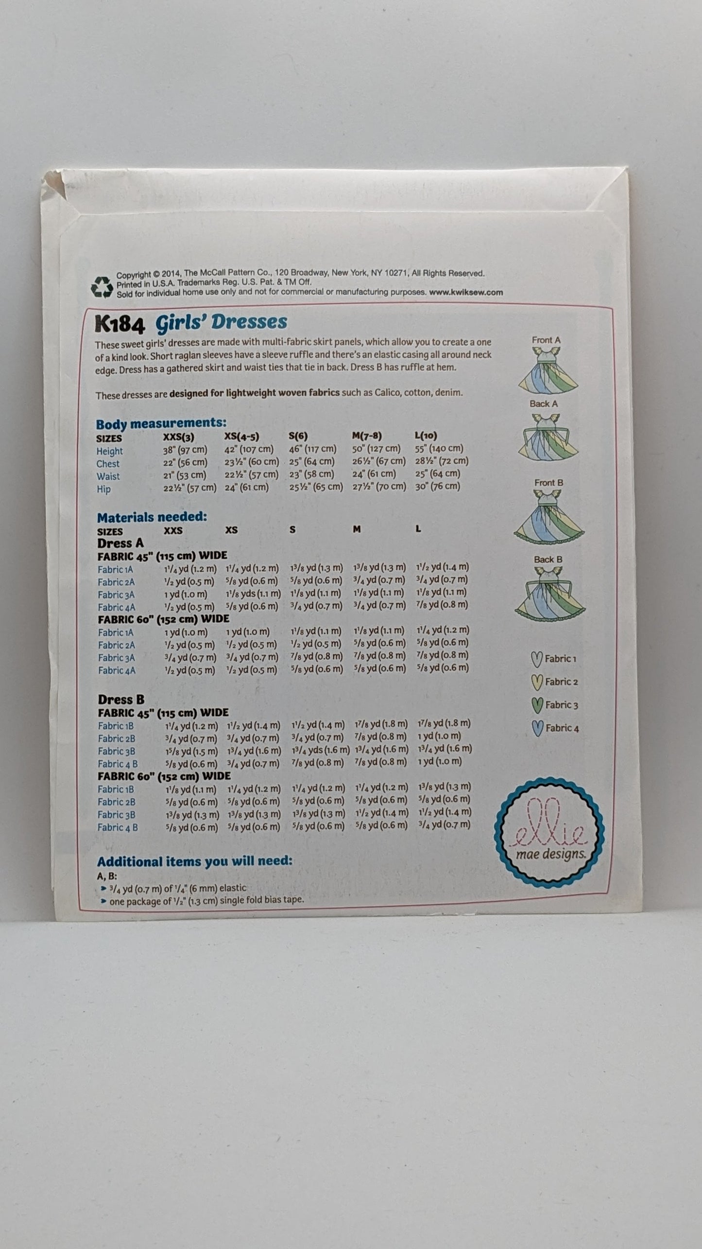 K0184 - Girls' Dresses