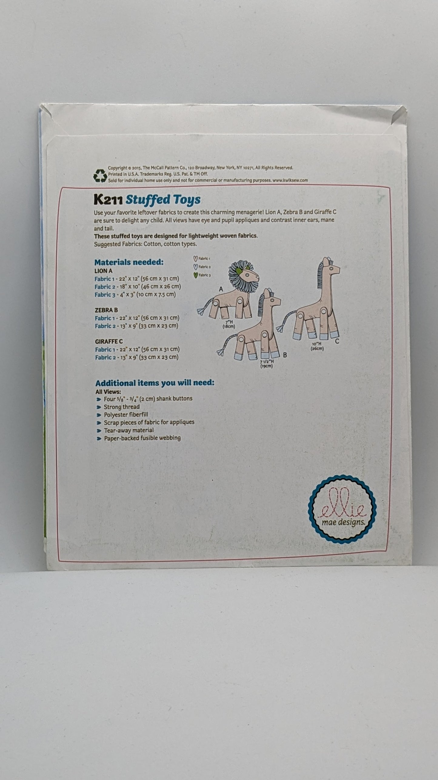 K0211 - Stuffed Animal Friends