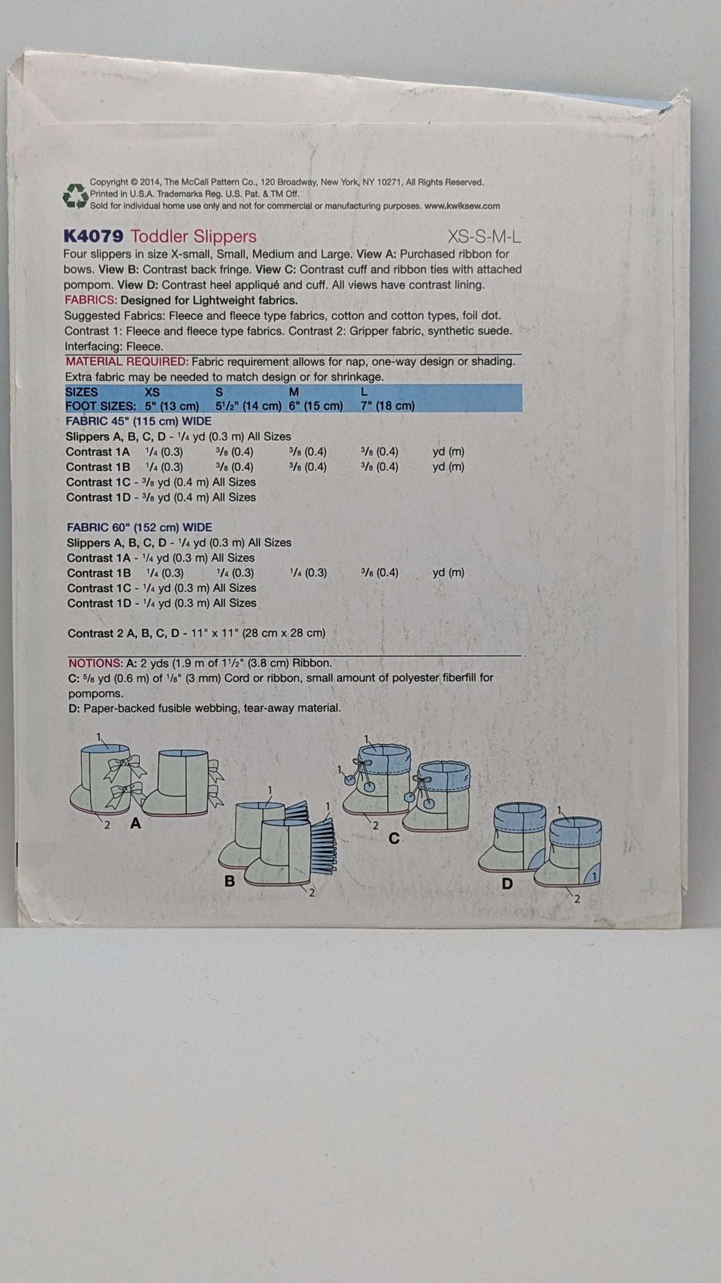 K4079 - Baby & Toddler Slippers