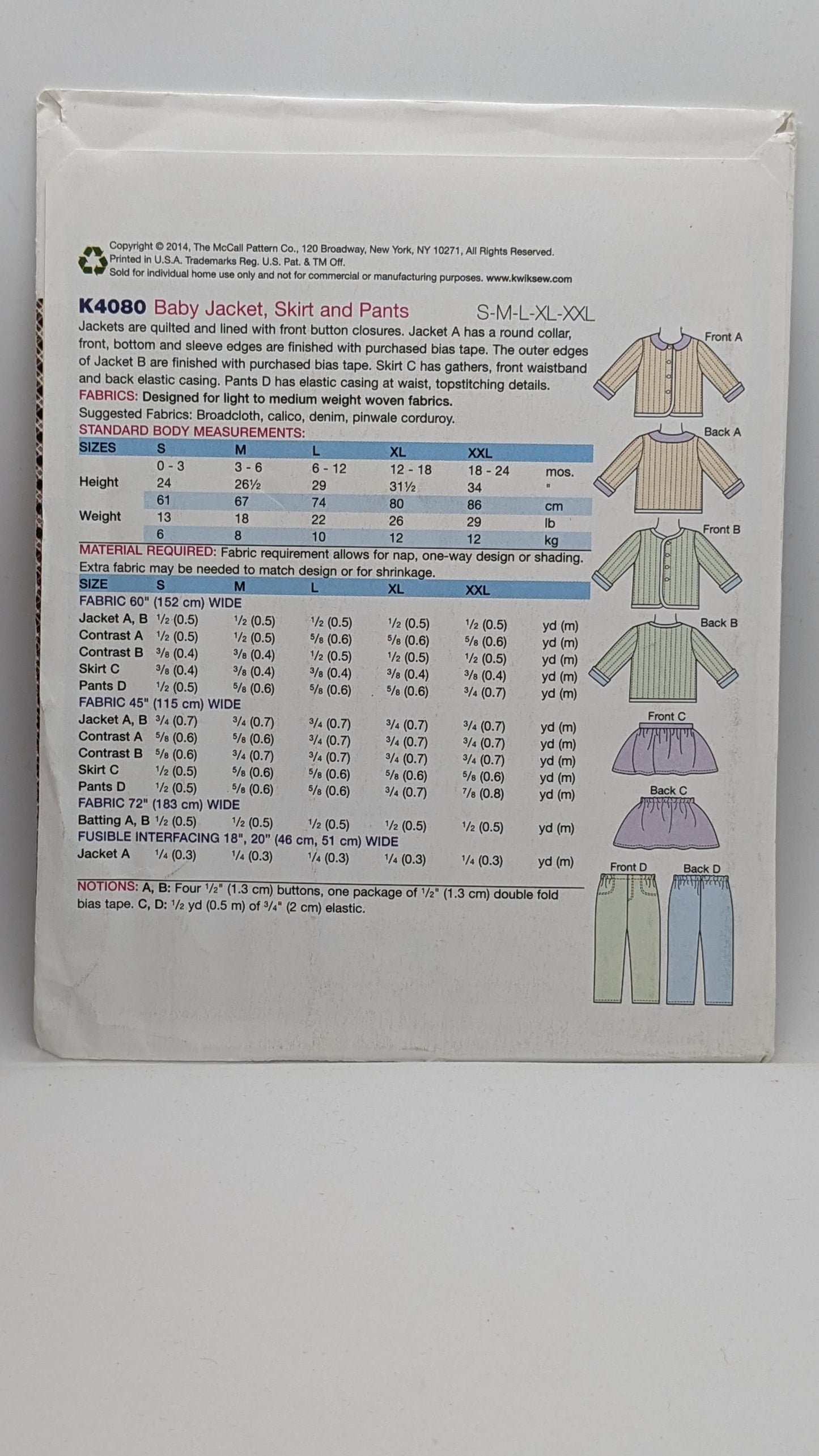 K4080 - Baby Outfit Sets