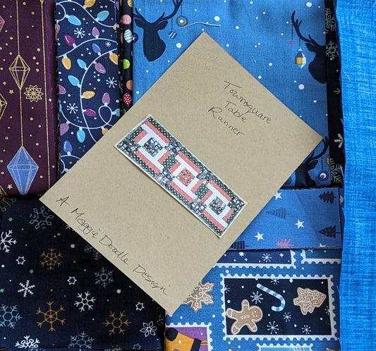 Townsquare Table Runner - Maggie Doodle Design