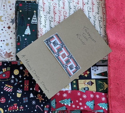 Townsquare Table Runner - Maggie Doodle Design