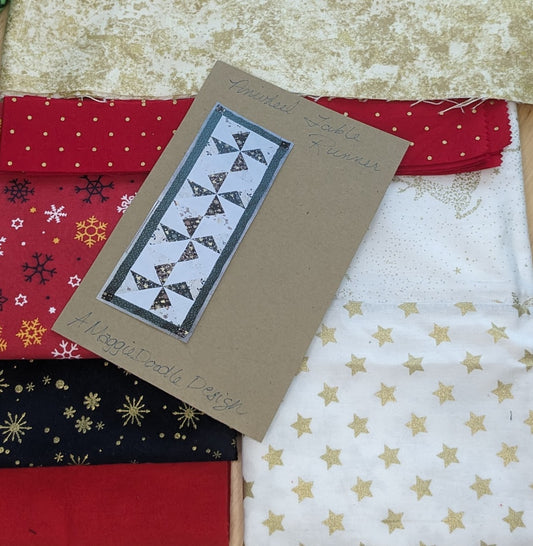 Pinwheel Table Runner - Maggie Doodle Design