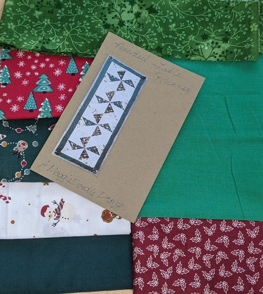 Pinwheel Table Runner - Maggie Doodle Design