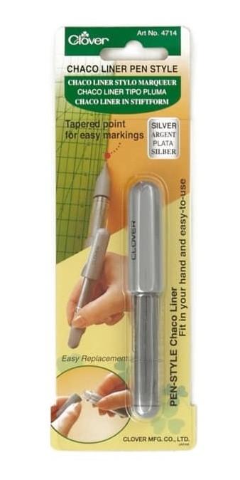 Clover Chaco Liner Pen Style - Silver