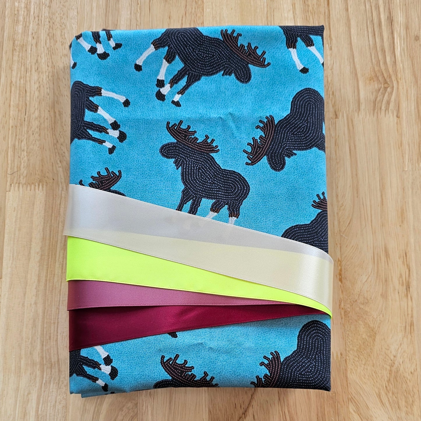 Ribbon Skirt Kits - Moose - Blue