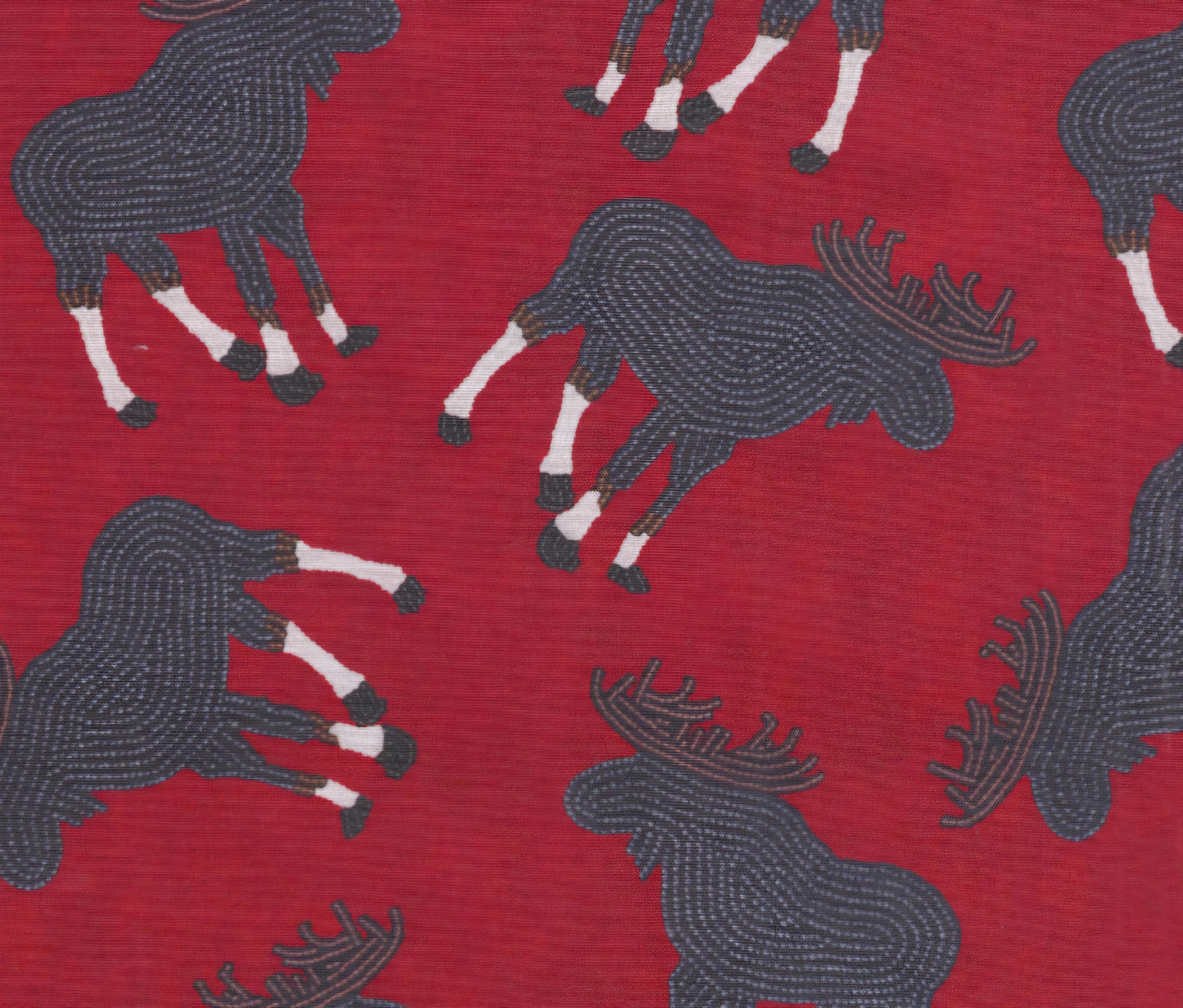 Roxanne Shuttleworth - Real Beads Moose - Burgundy