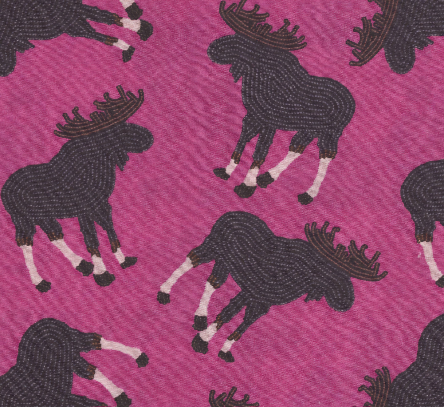 Roxane Shuttleworth - Real Beads Moose - Fuchsia