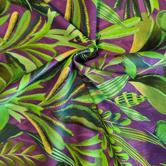 Royal Jungle Cotton Voile