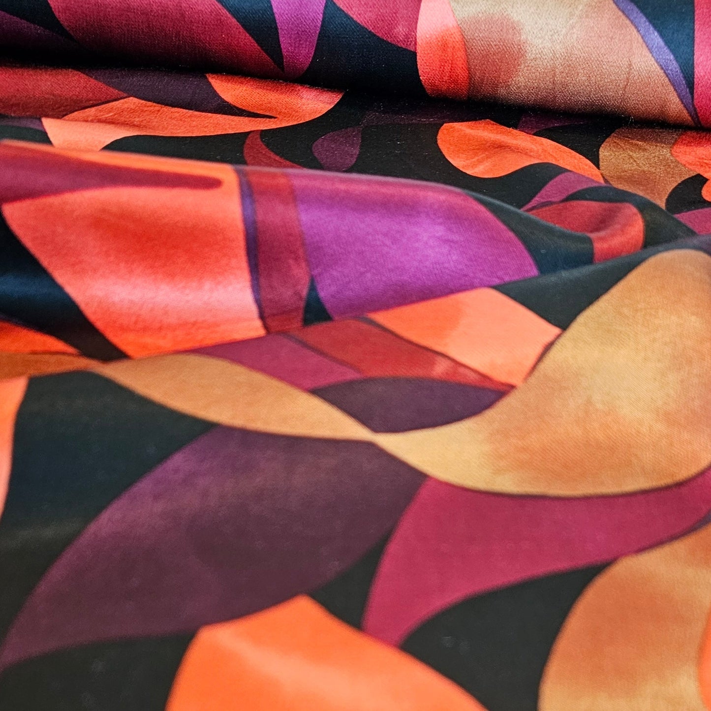 Luxe Leaves - Dark Red