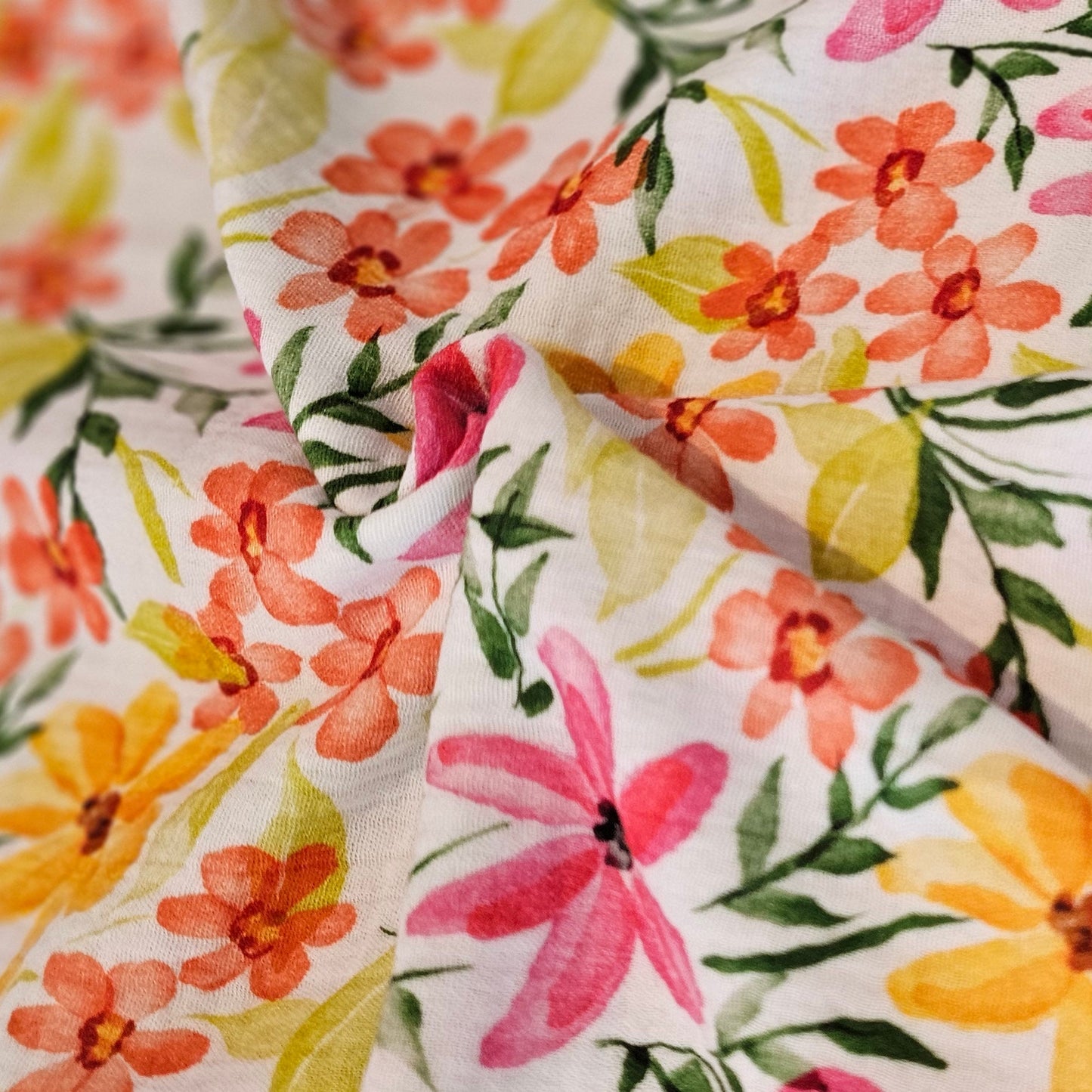 Garden Party Pink - Floral Gauze
